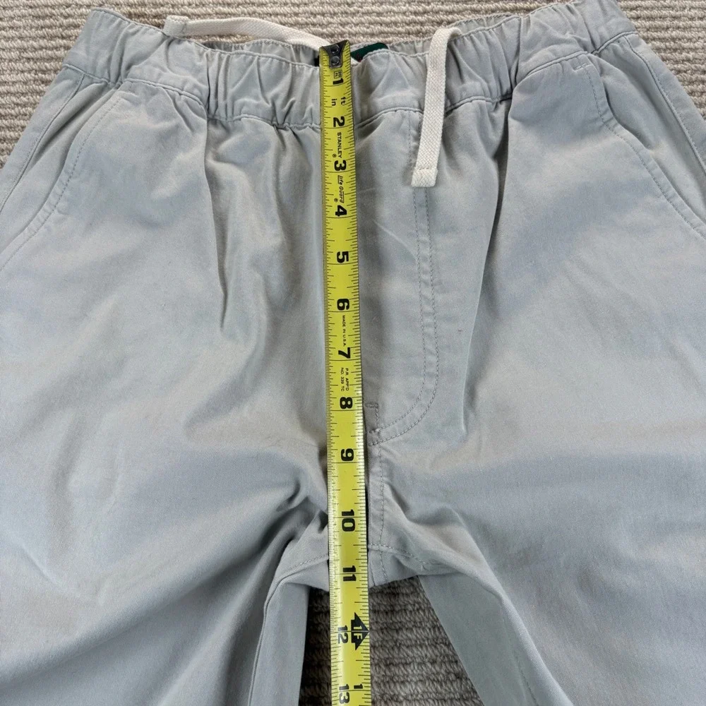 J.Crew Cordura Dock Pants Mens XS Stone Drawstring Cotton Blend‎ CK691